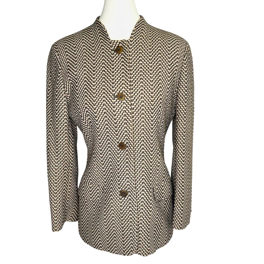 Giorgio Armani Vintage Women’s Blazer Jacket le Collezioni Size 4 38 Italy